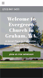 Mobile Screenshot of evergreenchurchonthehill.com